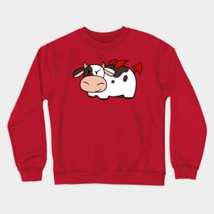 Red Devil Cow Crewneck Sweatshirt